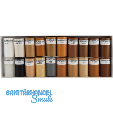 BAO Weichwachs wei�-schwarz - 20 Halbstangen