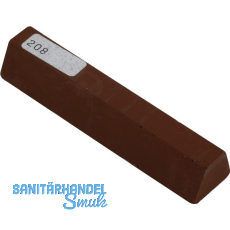 BAO Hartwachsstange - einzeln, Nußbaum mittel /208 BAO Hartwachsstange - einzeln, Nußbaum mittel /208