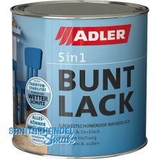 ADLER - 5in1 - Buntlack gl�nzend 9005 Tiefschwarz 375 ml
