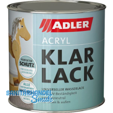 ADLER Acryl-Klarlack 750ml ADLER Acryl-Klarlack 750ml