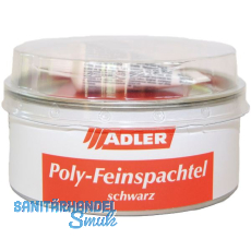 ADLER Poly-Feinspachtel schwarz 1kg