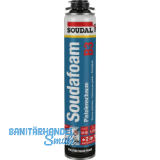 SOUDAL Pistolenschaum Soudafoam Gun B3 750ml, - 38L Ausbeute SOUDAL Pistolenschaum Soudafoam Gun B3 750ml, - 38L Ausbeute
