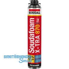 SOUDAL Pistolenschaum Soudafoam X-tra 870 Gun E, - 61L Ausbeute ALL SEASON SOUDAL Pistolenschaum Soudafoam X-tra 870 Gun E, - 61L Ausbeute ALL SEASON