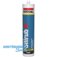 SOUDAL Neutralsilikon Silirub N 12,5E transparent 300ml SOUDAL Neutralsilikon Silirub N 12,5E transparent 300ml