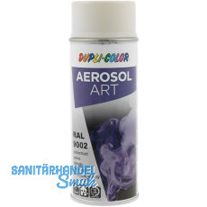 Dupli-Color Lackspray Aerosol Art 400ml grauweiß matt / RAL 9002 Dupli-Color Lackspray Aerosol Art 400ml grauweiß matt / RAL 9002