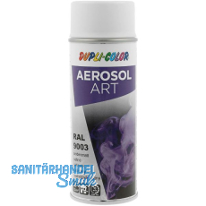 Dupli-Color Lackspray Aerosol Art 400ml signalwei� seidenmatt / RAL 9003