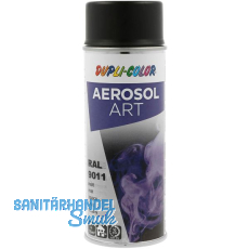 Dupli-Color Lackspray Aerosol Art 400ml graphitschwarz matt / RAL 9011 Dupli-Color Lackspray Aerosol Art 400ml graphitschwarz matt / RAL 9011