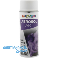 Dupli-Color Lackspray Aerosol Art 400ml reinwei� seidenmatt / RAL 9010