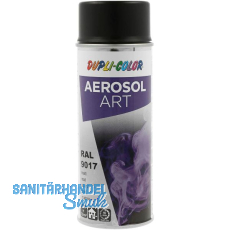 Dupli-Color Lackspray Aerosol Art 400ml verkehrsschwarz matt / RAL 9017