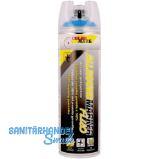 ColorMark Markierungsspray - Allroundmarker mit 360°-Ventil, leuchtblau ColorMark Markierungsspray - Allroundmarker mit 360°-Ventil, leuchtblau