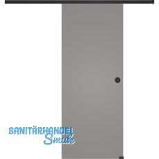 SOLIDO Glasschiebetür Set BlackShine, Beschläge/Muschelgriff schwarz, 820x2100 SOLIDO Glasschiebetür Set BlackShine, Beschläge/Muschelgriff schwarz, 820x2100