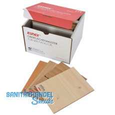 KUNEX Oberfl�chenmusterbox mit furnierten-, lackierten- und CPL-Oberfl�chen