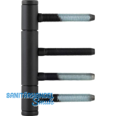 SOLIDO Donau 3-tlg Band, schwarz / matt