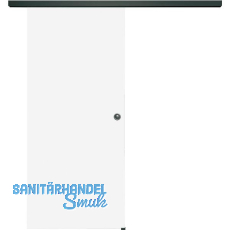 SOLIDO Glasschiebetür Set Satiniert, Beschläge/Muschelgriff schwarz, 920 x 2100 SOLIDO Glasschiebetür Set Satiniert, Beschläge/Muschelgriff schwarz, 920 x 2100