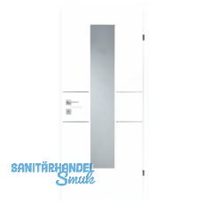 SOLIDO Creativtüre Line-Q weiß lackiert Alu-Lisene GL Links TBA 850/2030 mm SOLIDO Creativtüre Line-Q weiß lackiert Alu-Lisene GL Links TBA 850/2030 mm