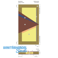VARIOTEC Rohtüre Vario Pur, Fromage quer, TBA 950/2150/68 mm VARIOTEC Rohtüre Vario Pur, Fromage quer, TBA 950/2150/68 mm