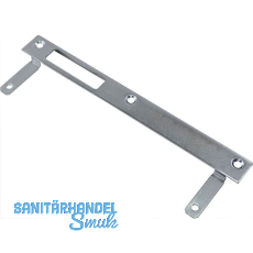 SOLIDO Donau Schließblech lang für Ganzglastür, silberfärbig, links SOLIDO Donau Schließblech lang für Ganzglastür, silberfärbig, links