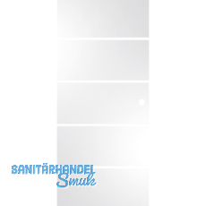 SOLIDO Glasschiebet�r Sensita 15, mit Muschelgriff Bohrung 820x2100