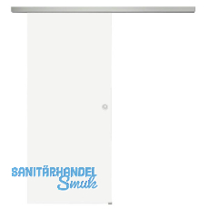 SOLIDO Glasschiebetür Set Satiniert, Beschläge/Muschelgriff silber, 920x2100 SOLIDO Glasschiebetür Set Satiniert, Beschläge/Muschelgriff silber, 920x2100