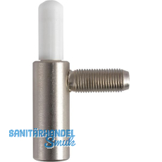 DANA 2-tlg. Twin-Bandunterteil f�r Stahlzarge, Edelstahloptik