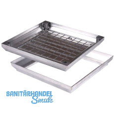 ALUPURA Wannenabdeckung mit Armierung 800x800 mm