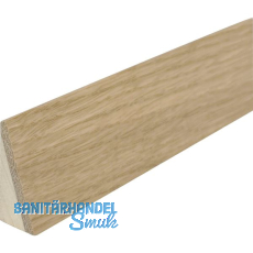 ADMONTER Sockelleiste Eiche Wei� ge�lt, 15/35