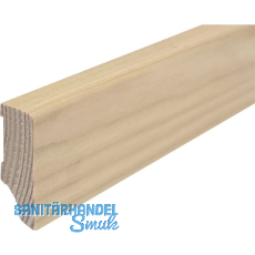 ADMONTER Sockelleiste L�rche Wei� ge�lt, 16/40