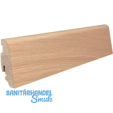 HARO Massiv-Sockelleiste furniert Eiche purowei� ge�lt, 19x58