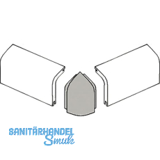 Aussenecke für Rohrabdeckleiste Eiche Aussenecke für Rohrabdeckleiste Eiche