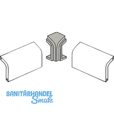 Innenecke f�r Rohrabdeckleiste wei�