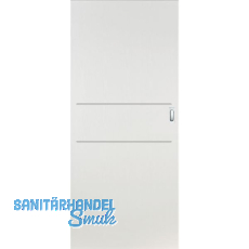 SOLIDO Donau Schiebet�re CPL Wei� 9016, 2 Lisenen 920x2070 mm