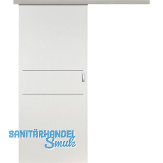 SOLIDO Donau Schiebet�re Set CPL wei� RAL 9016, 2 Lisenen, 920x2070