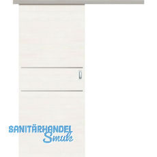 SOLIDO Donau Schiebet�re Set CPL Authentic Bianco quer, 2 Lisenen, 820x2070