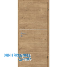 SOLIDO Smart Innentüre CPL Asteiche quer 2 Lisenen VB Links TBA 800/2030 mm SOLIDO Smart Innentüre CPL Asteiche quer 2 Lisenen VB Links TBA 800/2030 mm