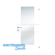 SOLIDO Smart Innentüre CPL Brillantweiß 2 Lisenen GL Rechts TBA 900/2030 mm SOLIDO Smart Innentüre CPL Brillantweiß 2 Lisenen GL Rechts TBA 900/2030 mm