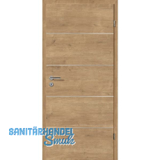 SOLIDO Smart Innentüre CPL Asteiche quer 4 Lisenen VB Links TBA 750/2030 mm SOLIDO Smart Innentüre CPL Asteiche quer 4 Lisenen VB Links TBA 750/2030 mm