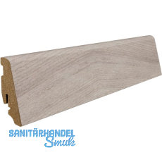 HARO Laminat Sockelleiste Eiche Emilia samtgrau, 19/58