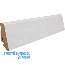 HARO Laminat Sockelleiste Eiche Emilia wei�, 19/58