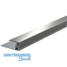 K�GELE T-FLEX Abschlussprofil edelstahloptik 7 - 13 mm, 1000 mm