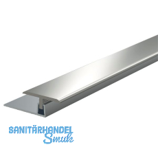 KÜGELE T-FLEX Übergangsprofil edelstahloptik 7 - 13 mm, 1000 mm KÜGELE T-FLEX Übergangsprofil edelstahloptik 7 - 13 mm, 1000 mm