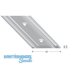 KÜGELE Abdeckprofil Alu silber eloxiert 30/1000 mm KÜGELE Abdeckprofil Alu silber eloxiert 30/1000 mm