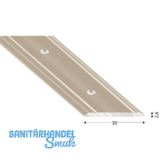 KÜGELE Abdeckprofil Alu Edelstahloptik 30/1000 mm KÜGELE Abdeckprofil Alu Edelstahloptik 30/1000 mm