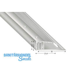 K�GELE Abschlussprofil 2700 silber eloxiert