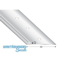 KÜGELE Abschluss- und Treppenkantenprofil Alu silber eloxiert, 2,2 mm, 2700 mm KÜGELE Abschluss- und Treppenkantenprofil Alu silber eloxiert, 2,2 mm, 2700 mm