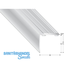 KÜGELE Winkelprofil Alu silber, selbstklebend, 30 x 25 mm, 2700 mm KÜGELE Winkelprofil Alu silber, selbstklebend, 30 x 25 mm, 2700 mm
