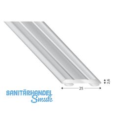 KÜGELE Abdeckprofil Alu silber eloxiert, selbstklebend, Breite 25 mm, 2700 mm KÜGELE Abdeckprofil Alu silber eloxiert, selbstklebend, Breite 25 mm, 2700 mm
