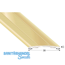 K�GELE Abdeckprofil Alu sand eloxiert, selbstklebend, Breite 38 mm, 2700 mm