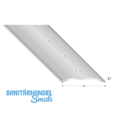 K�GELE Abdeckprofil Edelstahl, gebohrt, Breite 40mm,2700mm