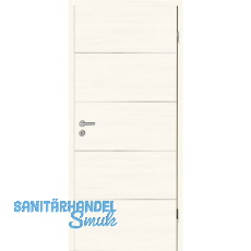 SOLIDO Smart Innentüre CPL Pinie Arktis quer 4 Lisenen VB LI TBA 900/2030 mm SOLIDO Smart Innentüre CPL Pinie Arktis quer 4 Lisenen VB LI TBA 900/2030 mm