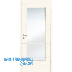 SOLIDO Smart Innentüre CPL Pinie Arktis quer 4 Lisenen GL RE TBA 750/2030 mm SOLIDO Smart Innentüre CPL Pinie Arktis quer 4 Lisenen GL RE TBA 750/2030 mm